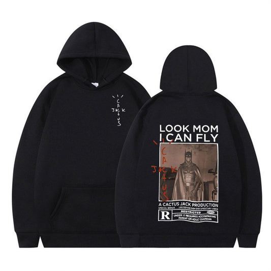 Travis Scott Cactus Jack Look Mom I Can Fly Graphic Hoodie