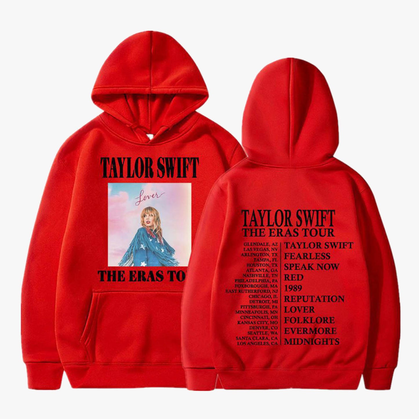 Taylor Swift The Eras Tour Pullover Hoodie Sweatshirt