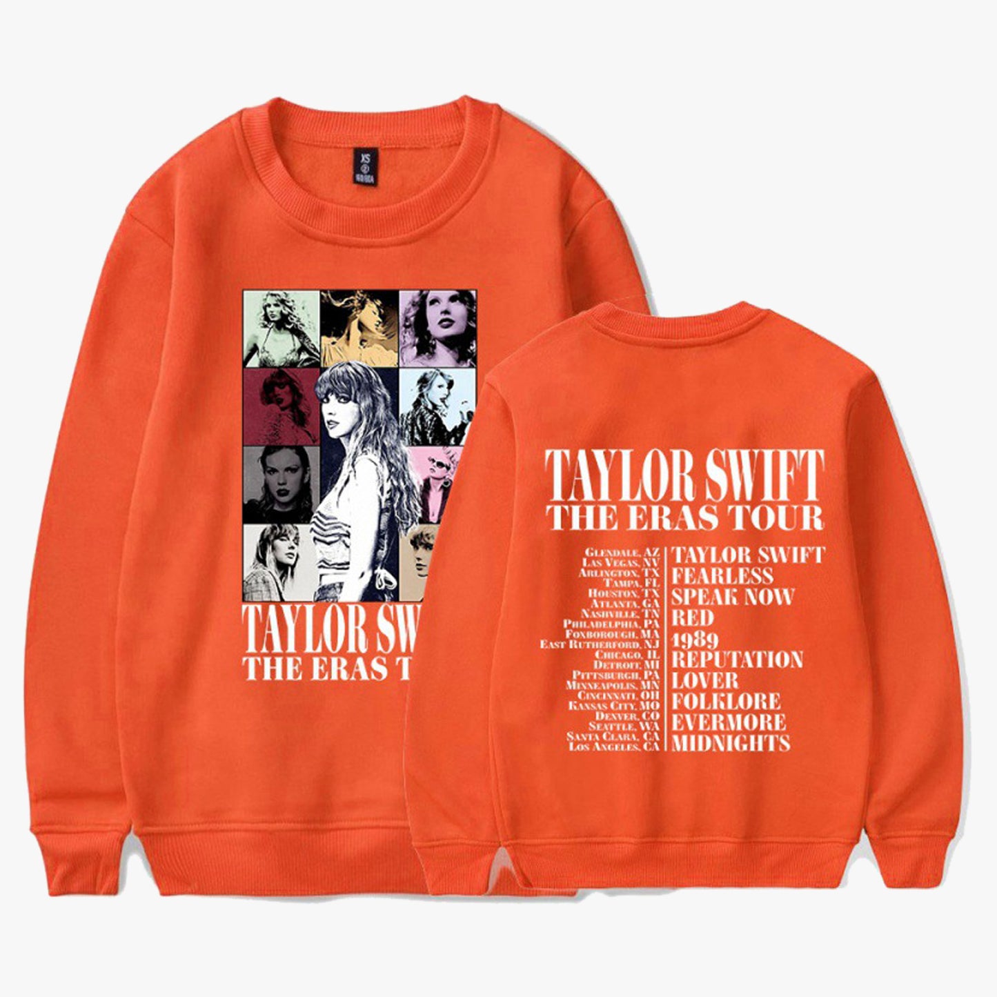 Taylor Swift Eras Tour Pullover Sweatshirt Swiftie Merch Outfit