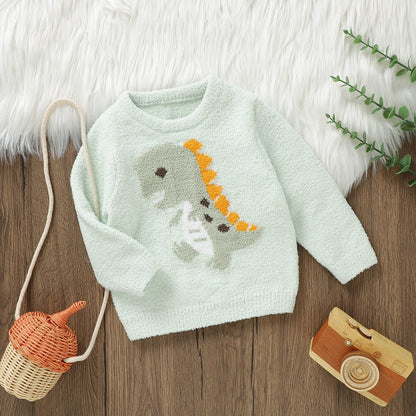 Infant&Toddler Knit Sweater Dinosaurs