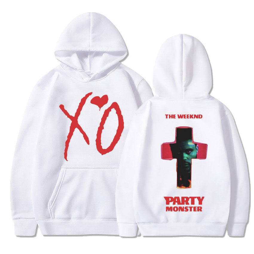 The Weeknd Party Monster Music Album Graphic Hoodie