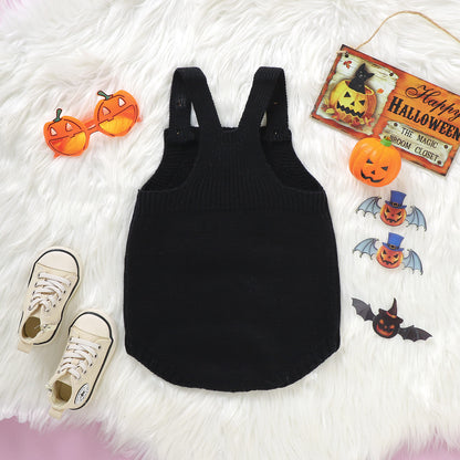 Halloween Baby Sweater Bodysuit Overalls