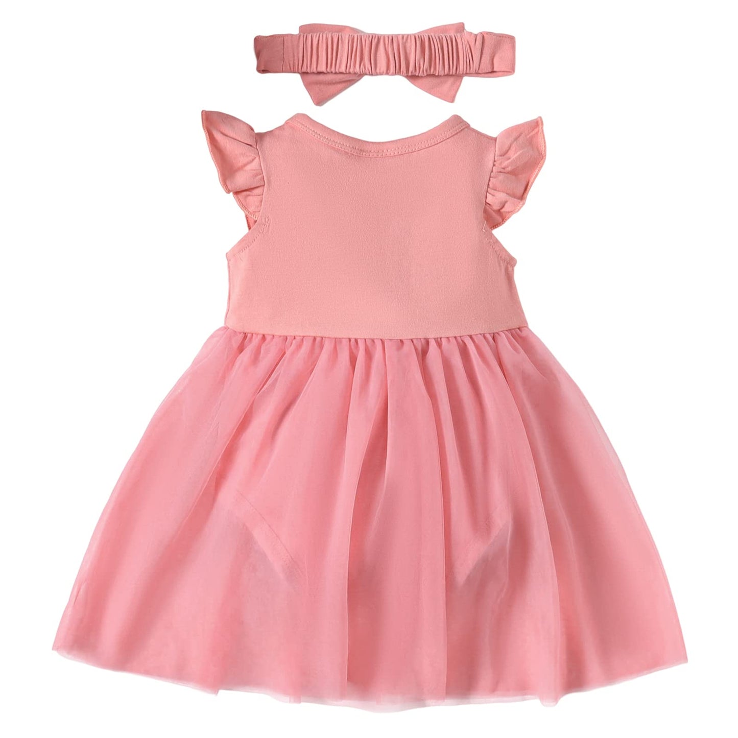 Infant Girl Onesie Dress Short Sleeve