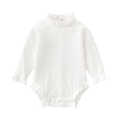 Baby Girl Bamboo Bodysuit Ruffles Shape