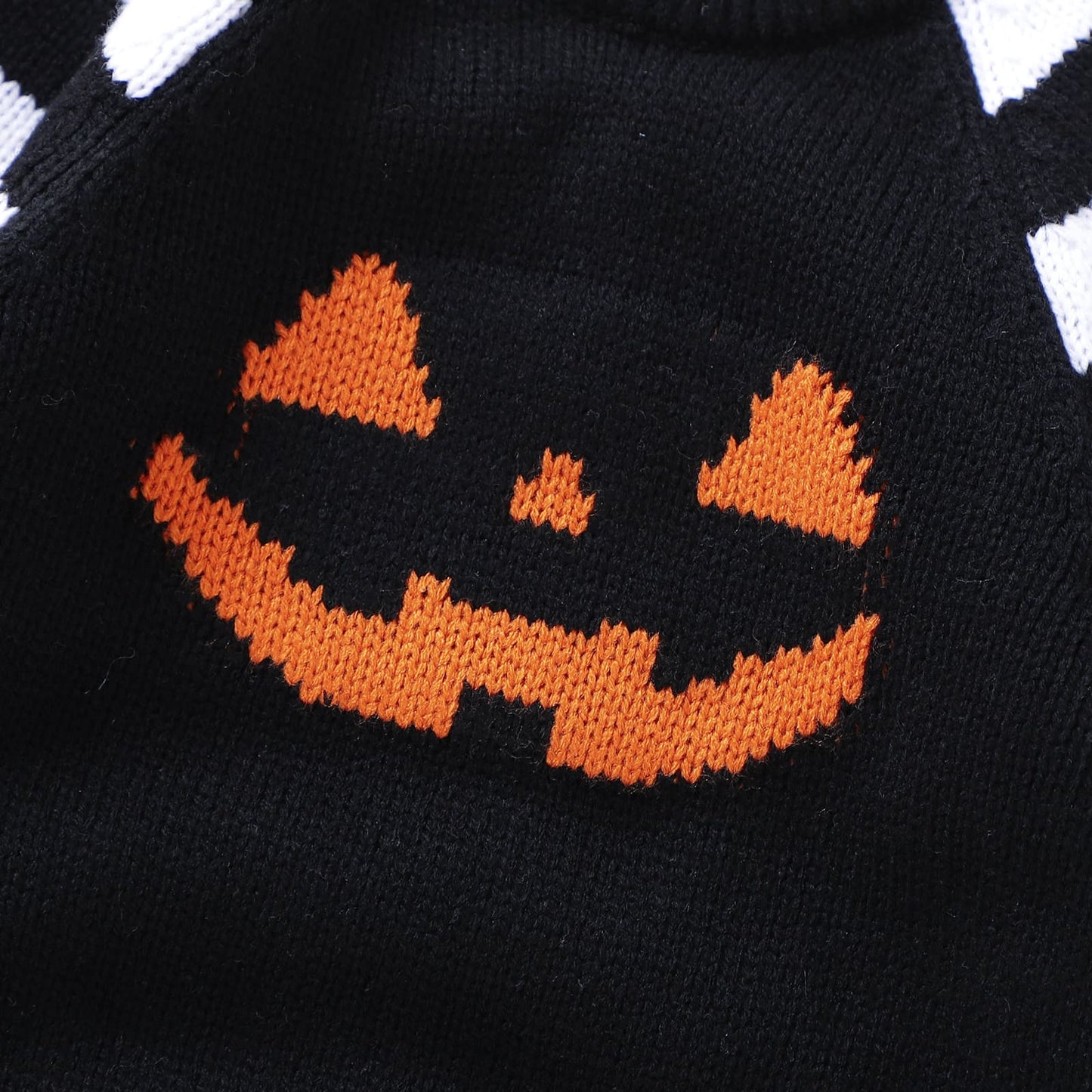 Halloween Baby Knit Sweater Bodysuit Pumpkins