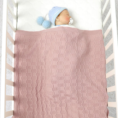 Newborn Baby Knit Blanket Soft and Breathable