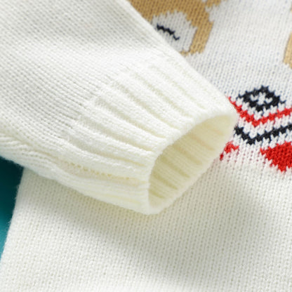 Baby Christmas Knit Sweater Reindeer