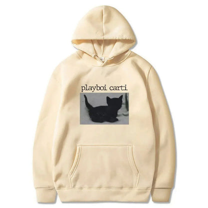 Playboi Carti Oversize Hip Hop Hoodie