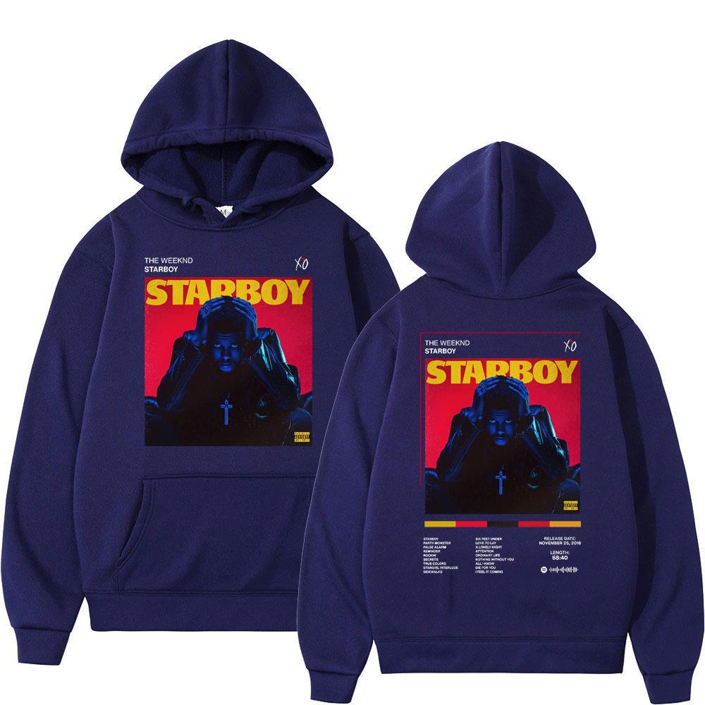 The Weeknd Starboy Music Album Graphic Hoodie