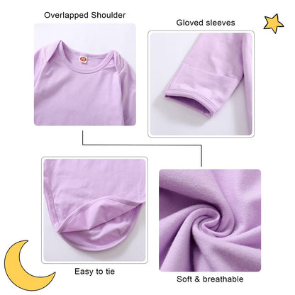 Baby Knotted Gowns Sleep Bag 3-Pack