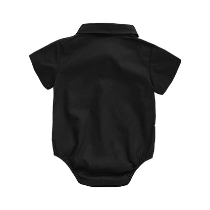 Baby Boy Dress Shirt Wedding Bodysuit