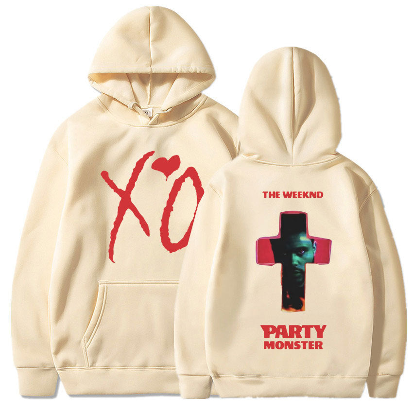 The Weeknd Party Monster Music Album Graphic Hoodie