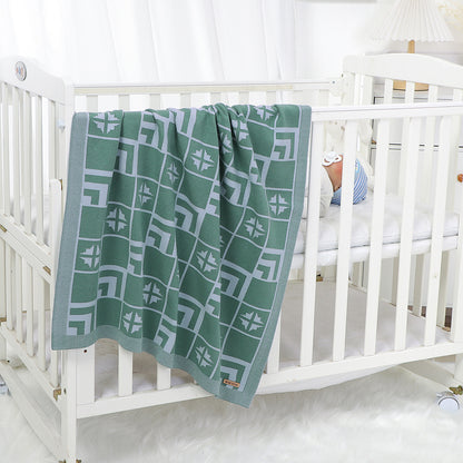 Toddler Blankets Knitted Cellular Baby Blankets for Boys and Girls