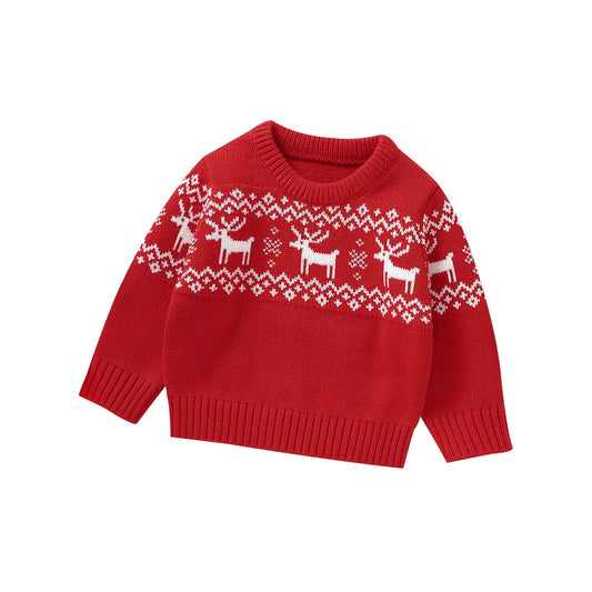 Baby Ugly Christmas Sweater Reindeer