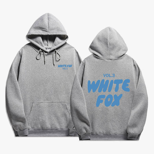 White Fox VOL.3 Hoodie - Grey