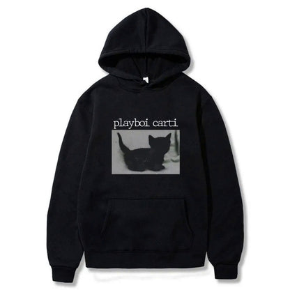 Playboi Carti Oversize Hip Hop Hoodie