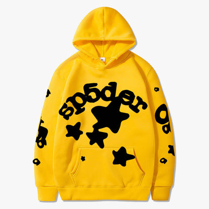 Sp5der Beluga Hoodie Y2K Pullover Streetwear