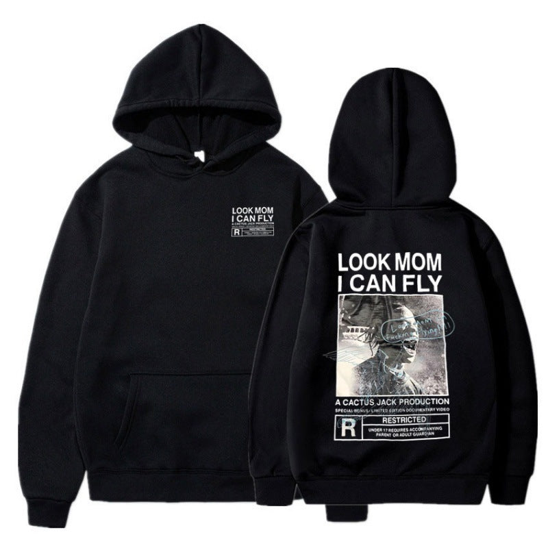 Travis Scott Cactus Jack Look Mom I Can Fly Graphic Hoodie