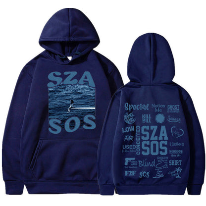 SZA SOS Good Days Hoodie Concert Tour SOS Music Album Print Hoodie