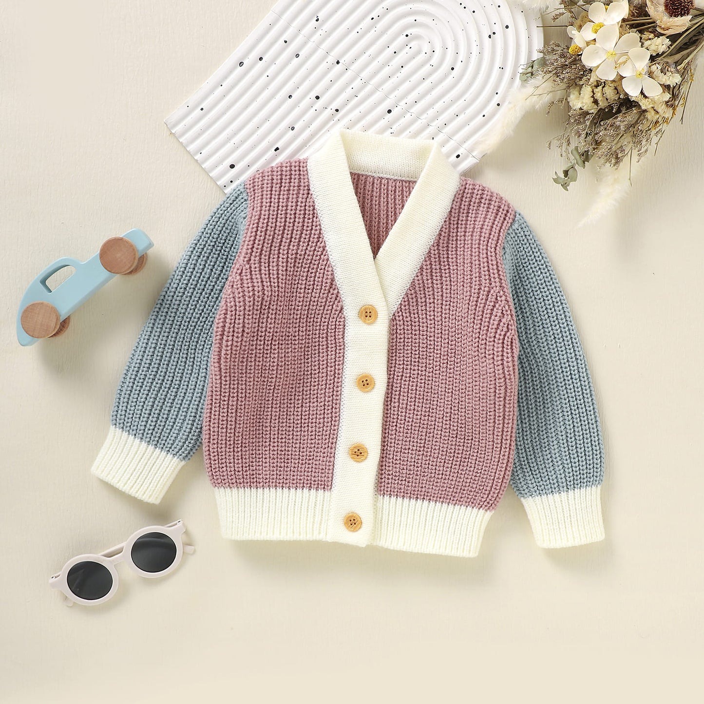 Infant&Toddler Knit Sweater Cardigan