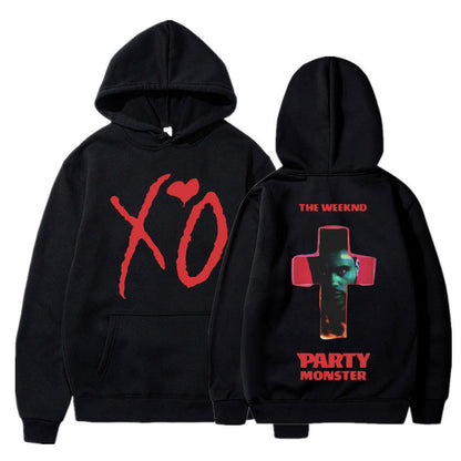 The Weeknd Party Monster Music Album Graphic Hoodie