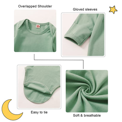 Baby Knotted Gowns Sleep Bag 3-Pack