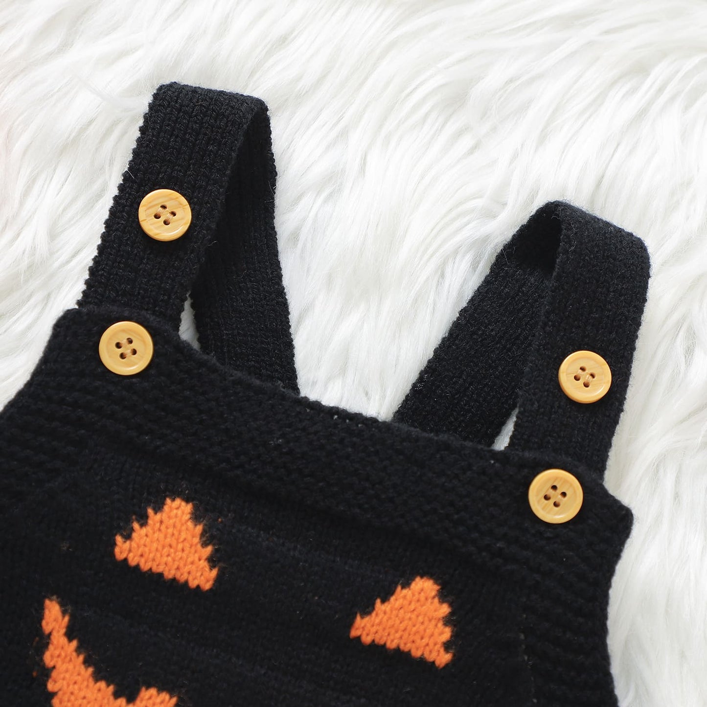 Halloween Baby Sweater Bodysuit Overalls