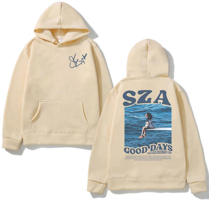 SZA SOS Good Days Hoodie Concert Tour SOS Music Album Print Hoodie