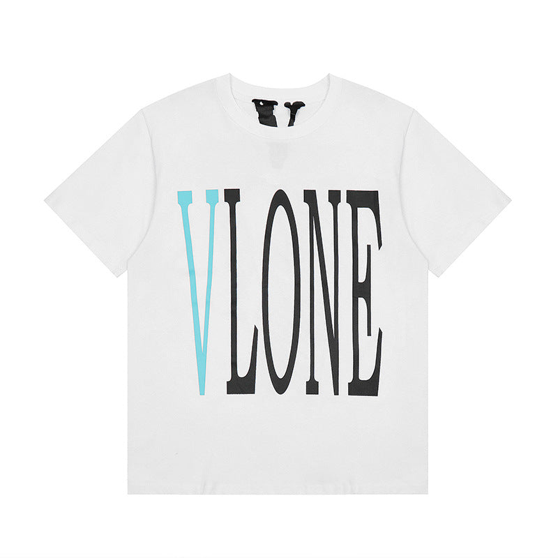 Vlone Shirt Short Sleeve O Neck T Shirt