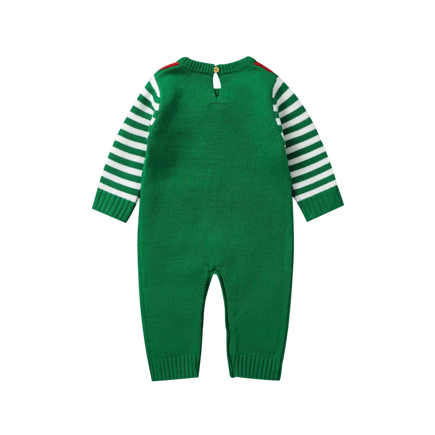 Baby Ugly Christmas Sweater Romper Elf