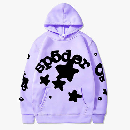 Sp5der Beluga Hoodie Y2K Pullover Streetwear