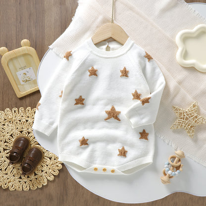 Baby Long Sleeve Knit Sweater Star