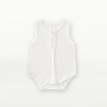 Newborn & Infant Bamboo Bodysuit Sleeveless Onesies