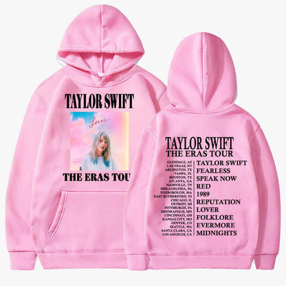 Men and Women Taylor Swift The Eras Tour Hoodie Pullover Hoody Sweatshirt