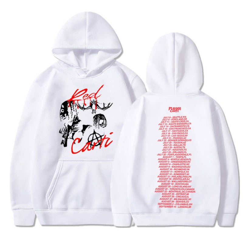 Playboi Carti Oversize Hip Hop Hoodie