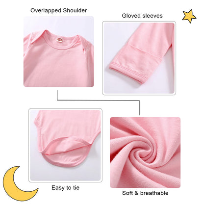 Baby Knotted Gowns Sleep Bag 3-Pack