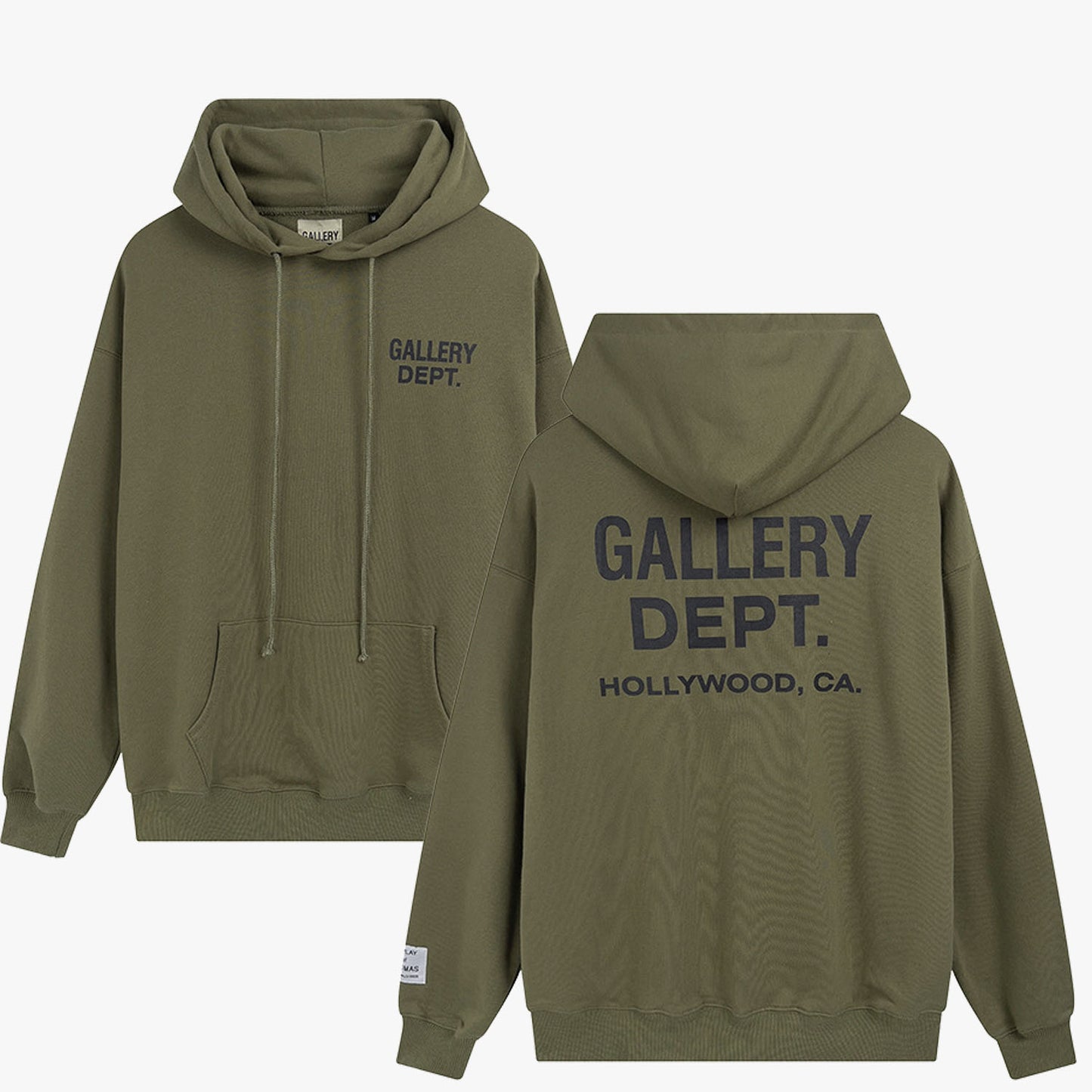 Gallery Dept Hoodie Graffiti Letter Print Hooded Sweatshirt