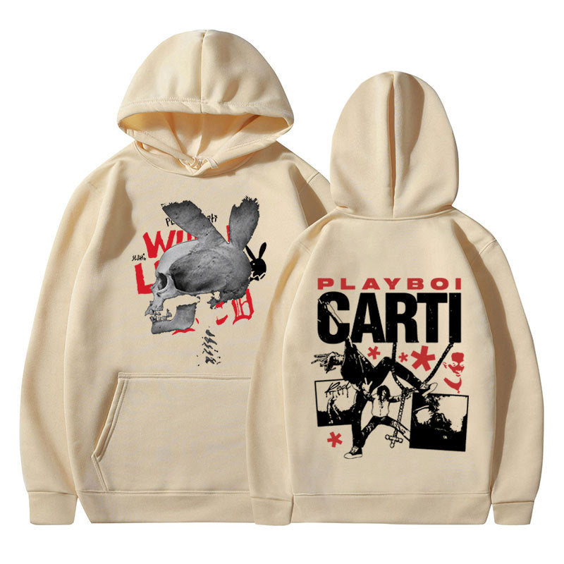 Playboi Carti Oversize Hip Hop Hoodie