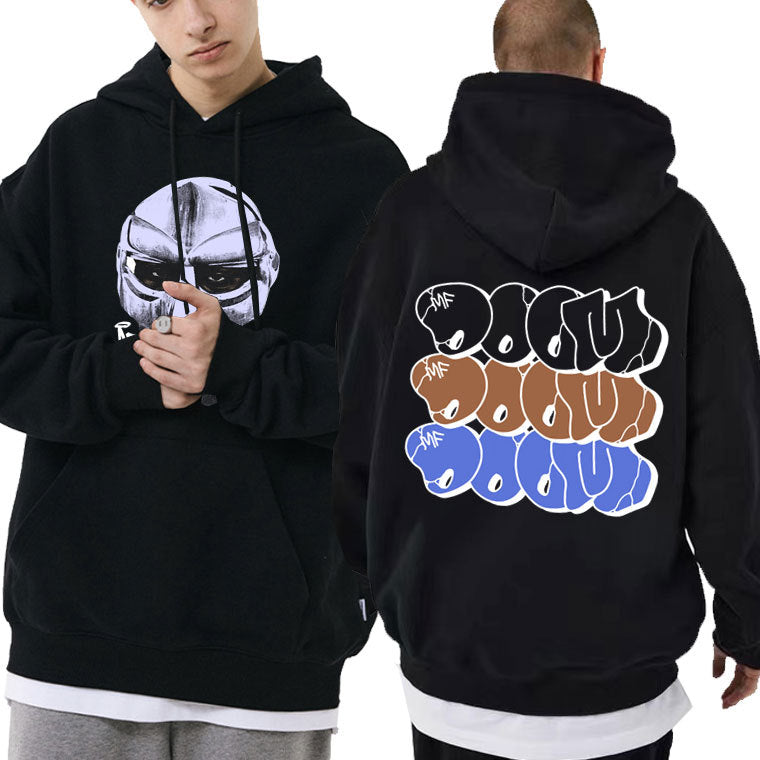 MF Doom Hoodie Madlib Madvillain Graphic Printed Pullover