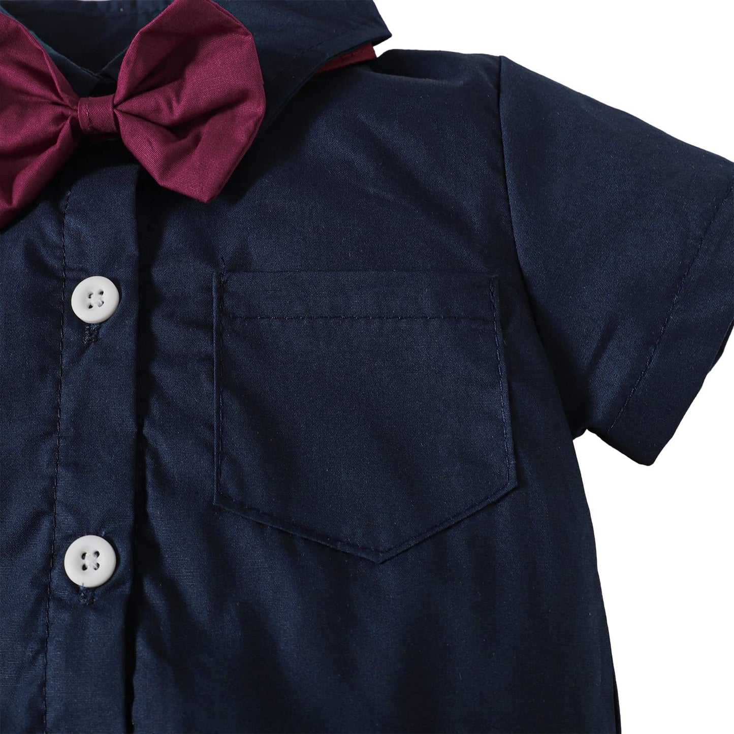 Baby Boy Dress Shirt Wedding Bodysuit