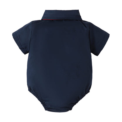 Baby Boy Dress Shirt Wedding Bodysuit