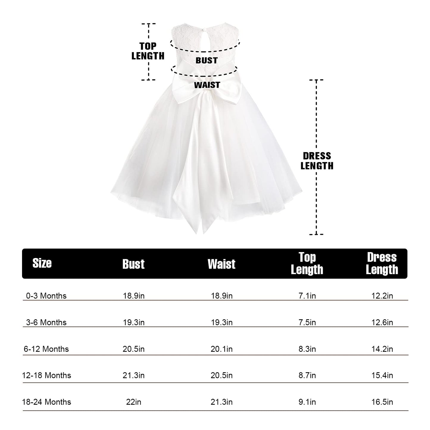 Baby Girl Tulle Dresses Wedding Toddler Tutu Sleeveless Bowknot Princess