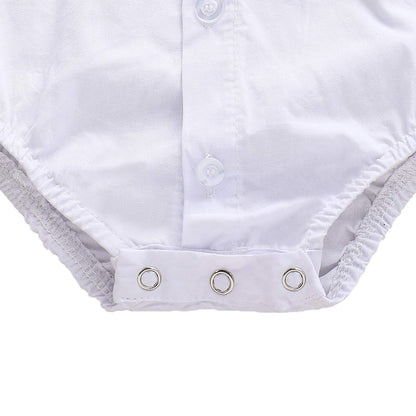 Baby Boy Dress Shirt Wedding Bodysuit