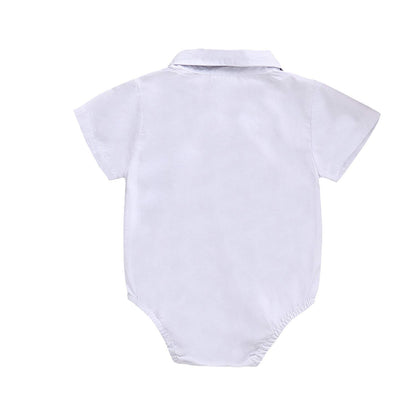 Baby Boy Dress Shirt Wedding Bodysuit