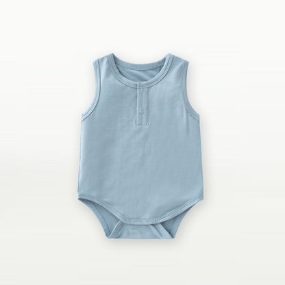 Newborn & Infant Bamboo Bodysuit Sleeveless Onesies