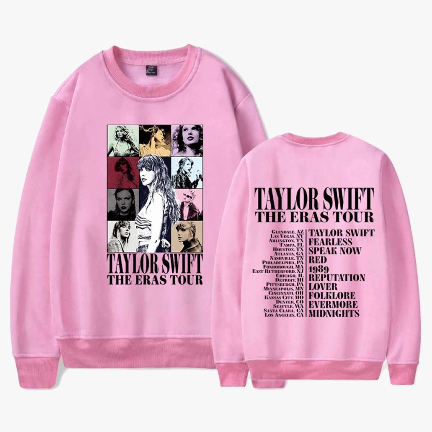 Taylor Swift Eras Tour Pullover Sweatshirt Swiftie Merch Outfit