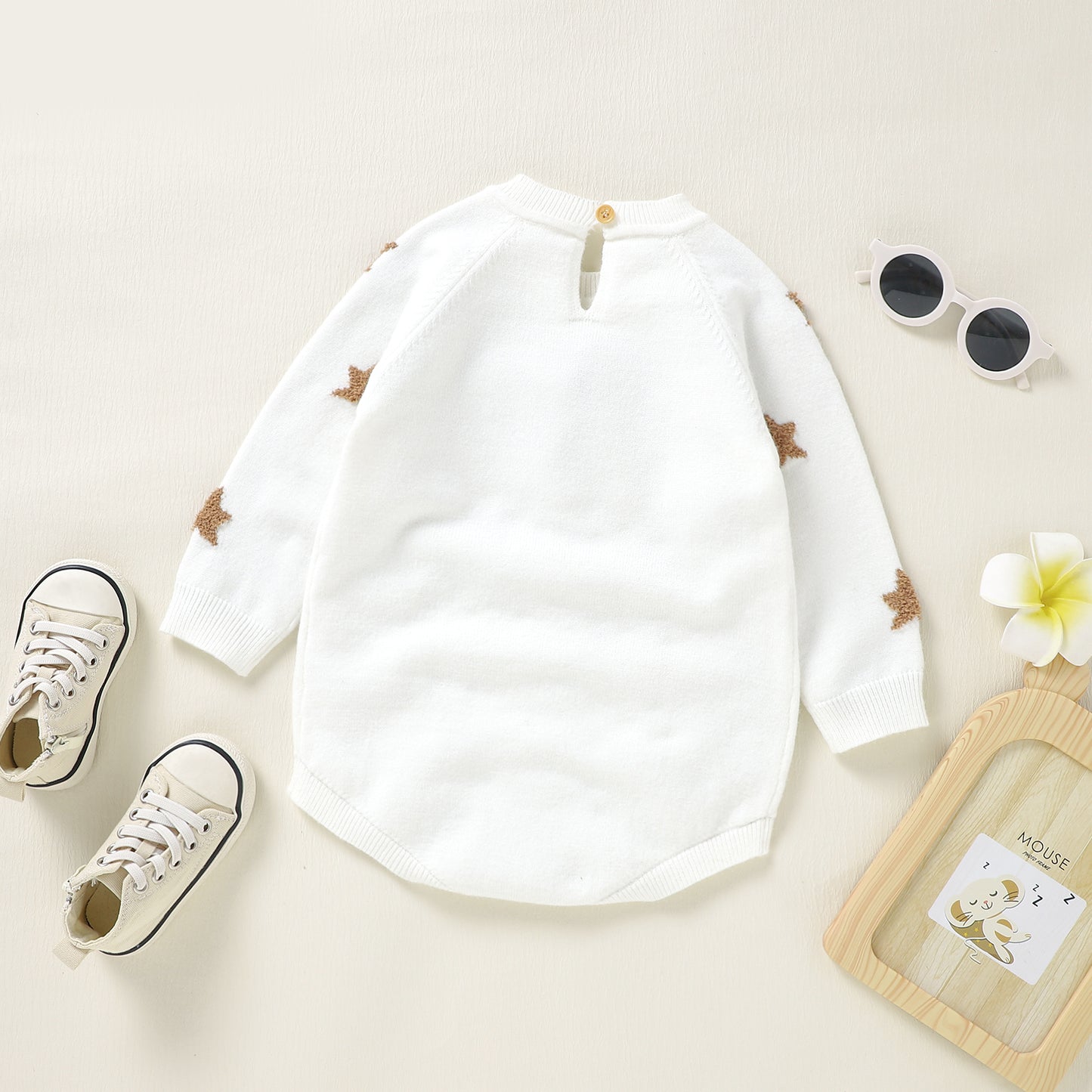 Baby Long Sleeve Knit Sweater Star