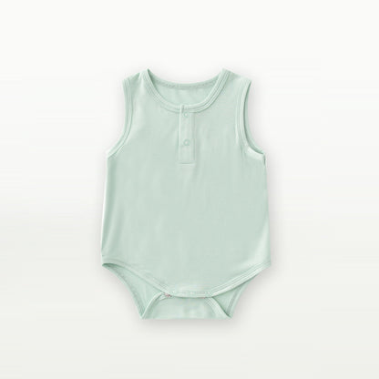 Newborn & Infant Bamboo Bodysuit Sleeveless Onesies