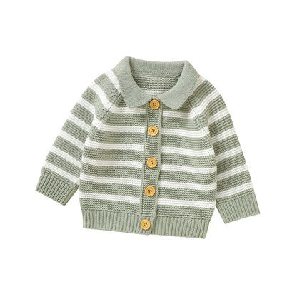 Toddler Sweater Stripe Knit Cardigan