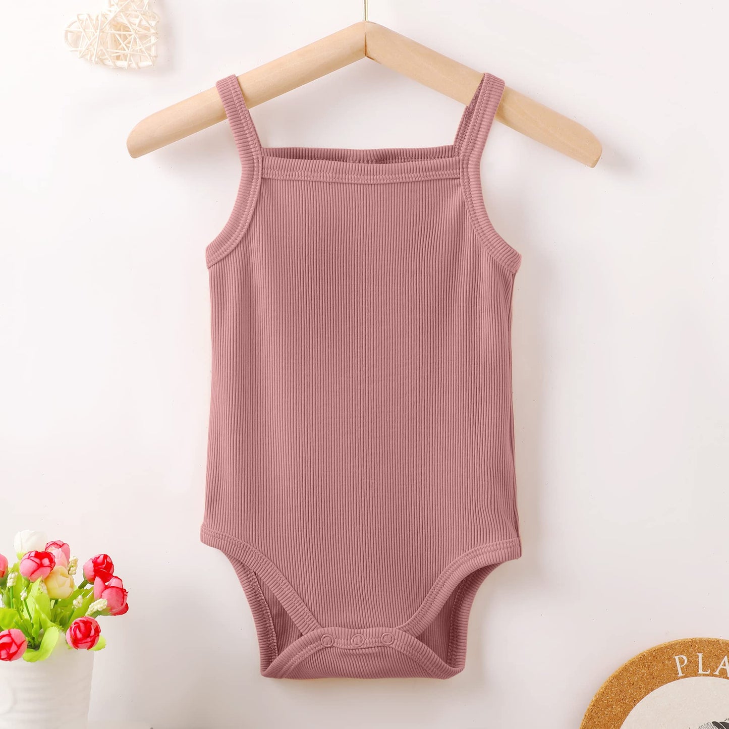 3-Pack Baby Girl Bodysuit Sleeveless